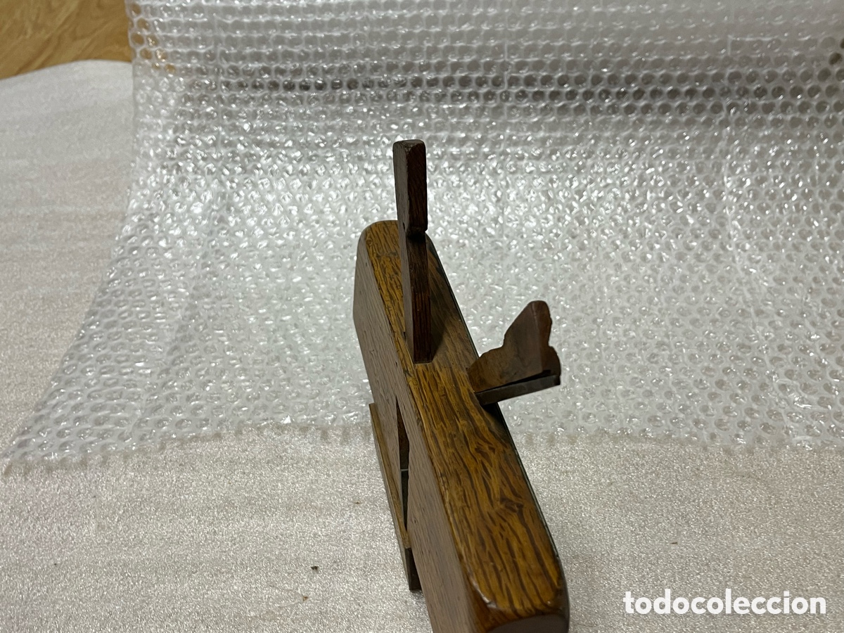Antig&uuml;edades: Cepillo antiguo de molduras de doble cuchilla - Foto 5