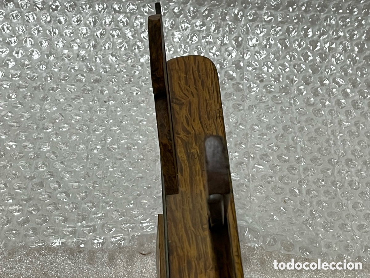 Antig&uuml;edades: Cepillo antiguo de molduras de doble cuchilla - Foto 13
