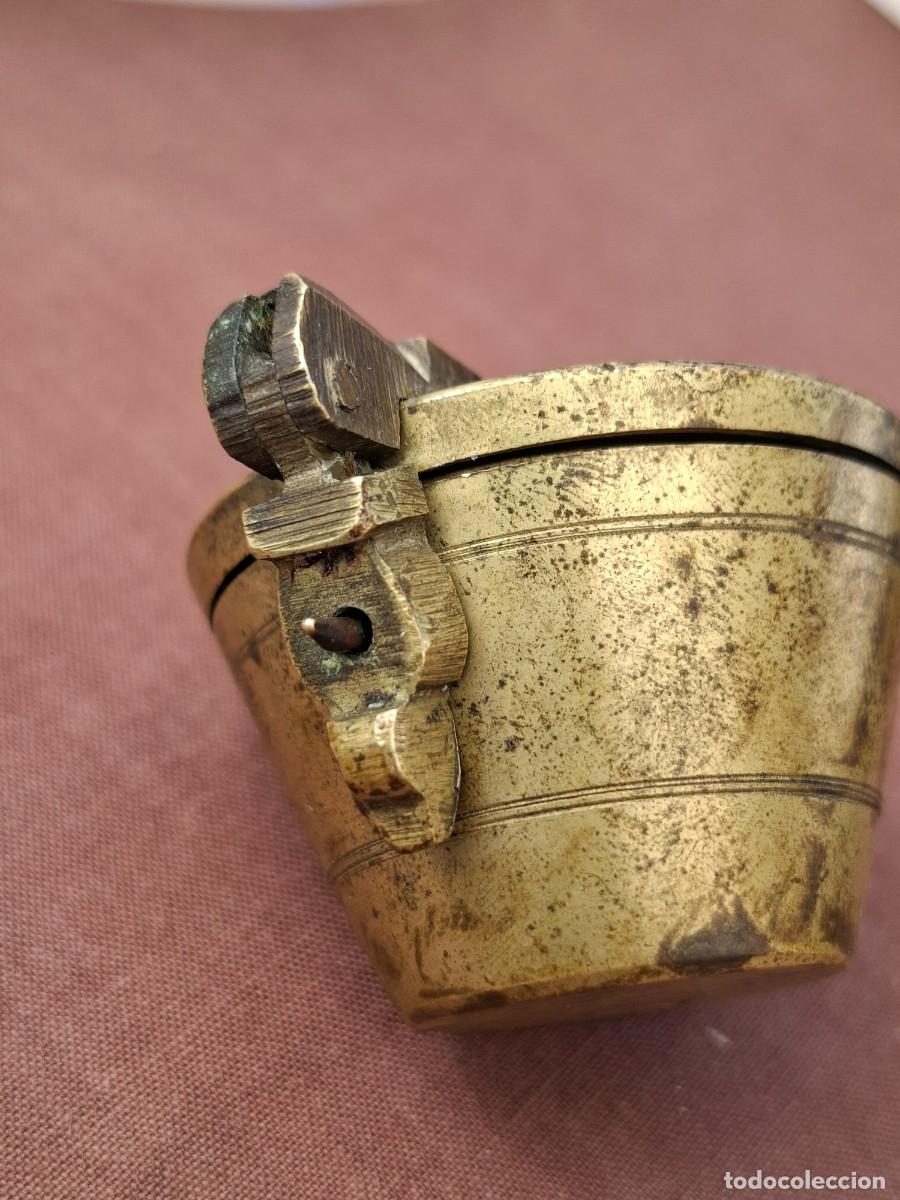 Antig&uuml;edades: ANTIGUO PONDERAL PESAS MEDIDA BRONCE - Foto 3