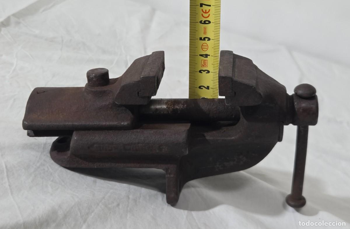 Antig&uuml;edades: Antiguo Gato o Tornillo para mesa en hierro - Foto 14