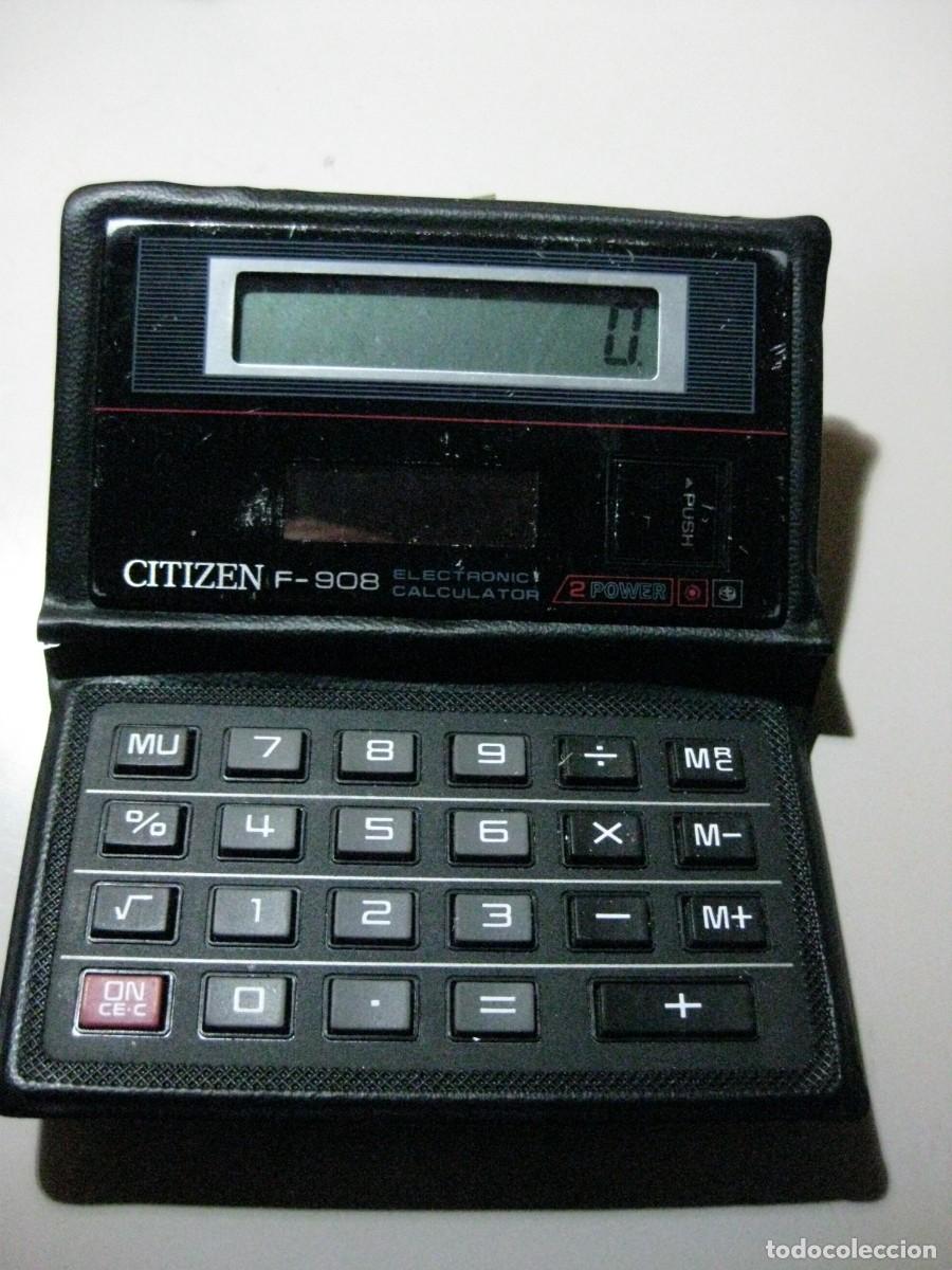 Antiquit&auml;ten: CALCULADORA SOLAR **CITICEN F-908**