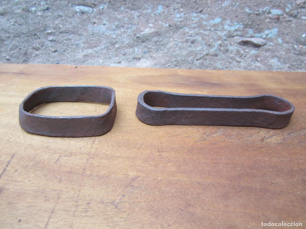 Antig&uuml;edades: Abrazaderas antiguas forja para madera. - Foto 2
