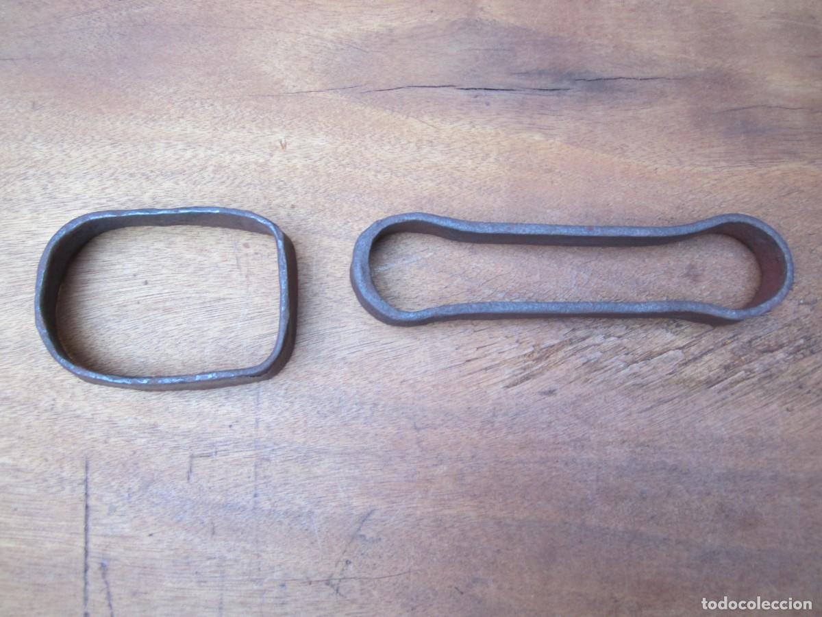 Antig&uuml;edades: Abrazaderas antiguas forja para madera. - Foto 3