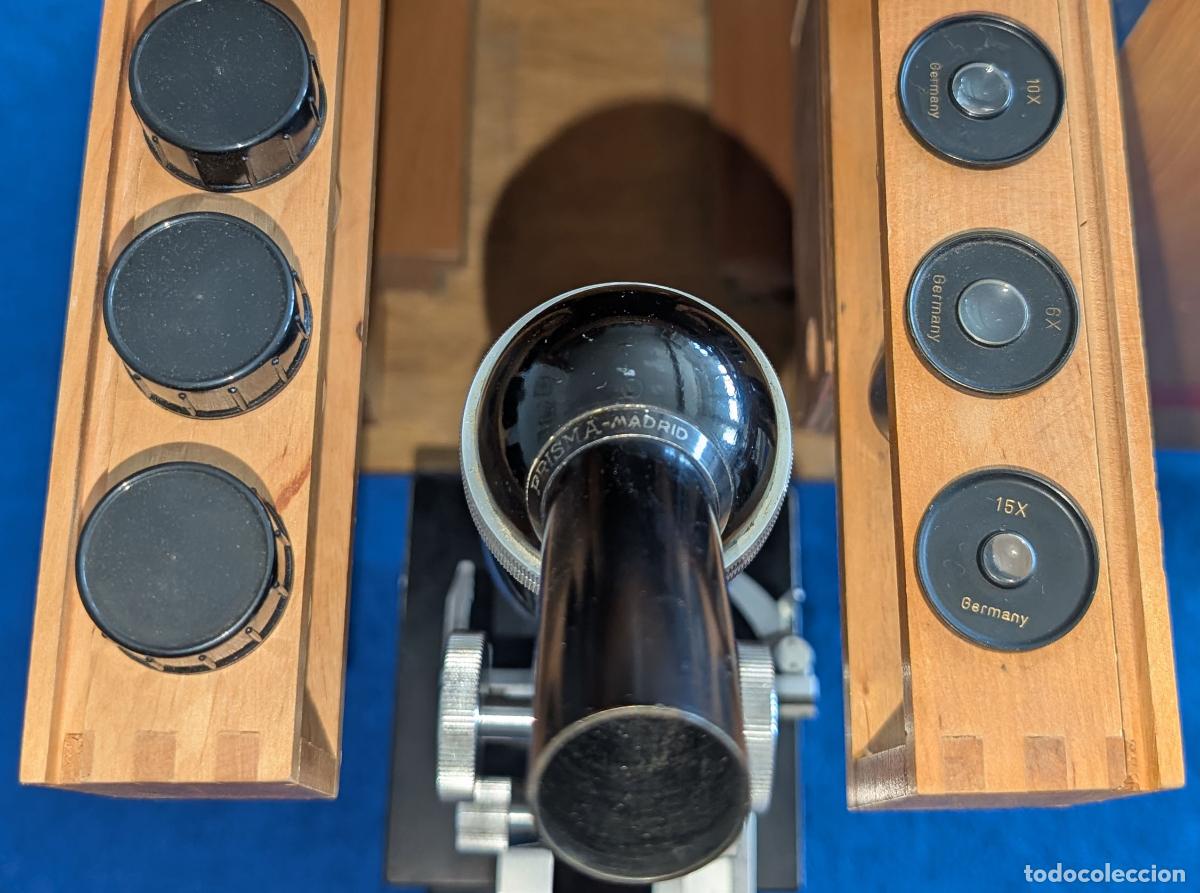 Antig&uuml;edades: Antiguo microscopio alem&aacute;n P.Waechter Wetzlar - Foto 6