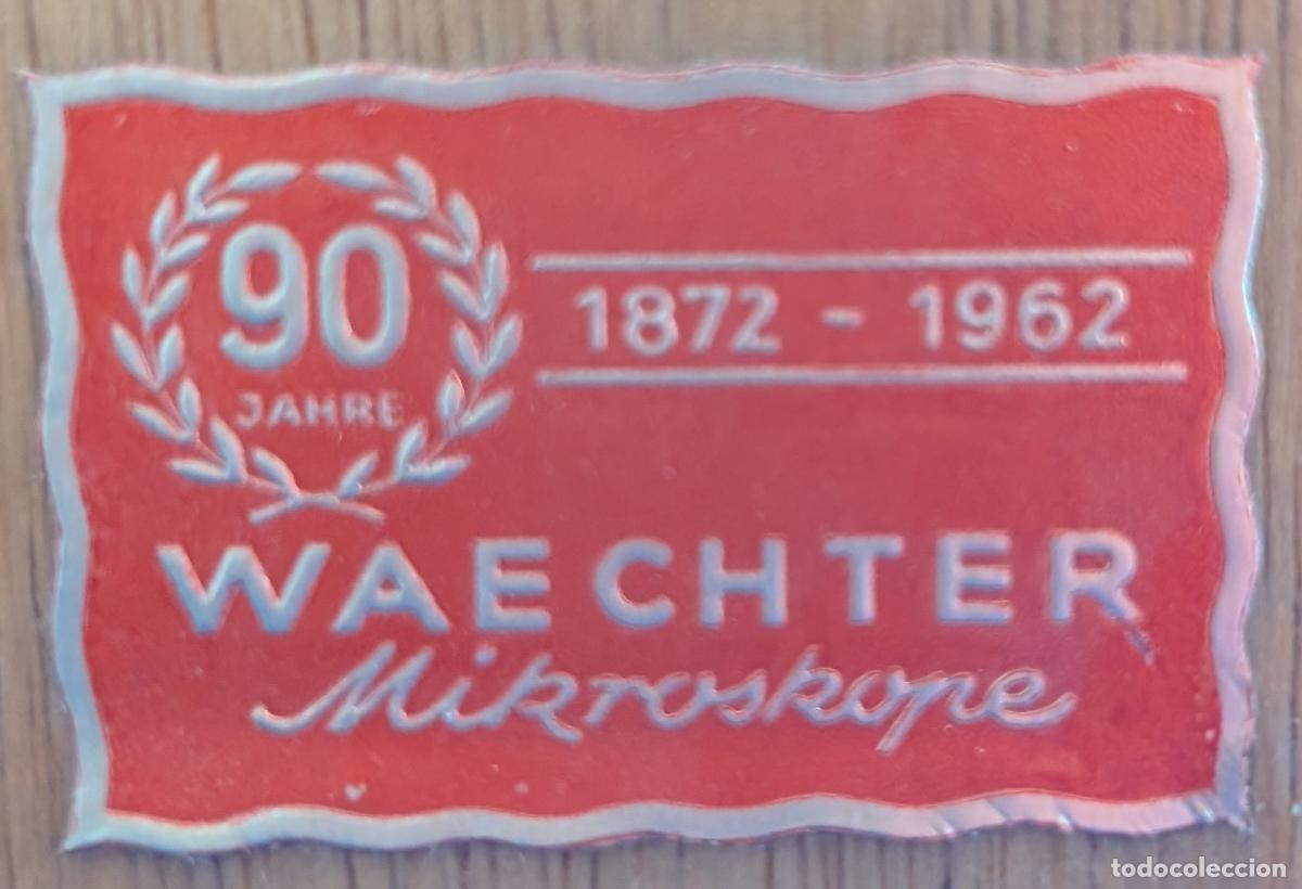 Antig&uuml;edades: Antiguo microscopio alem&aacute;n P.Waechter Wetzlar - Foto 9