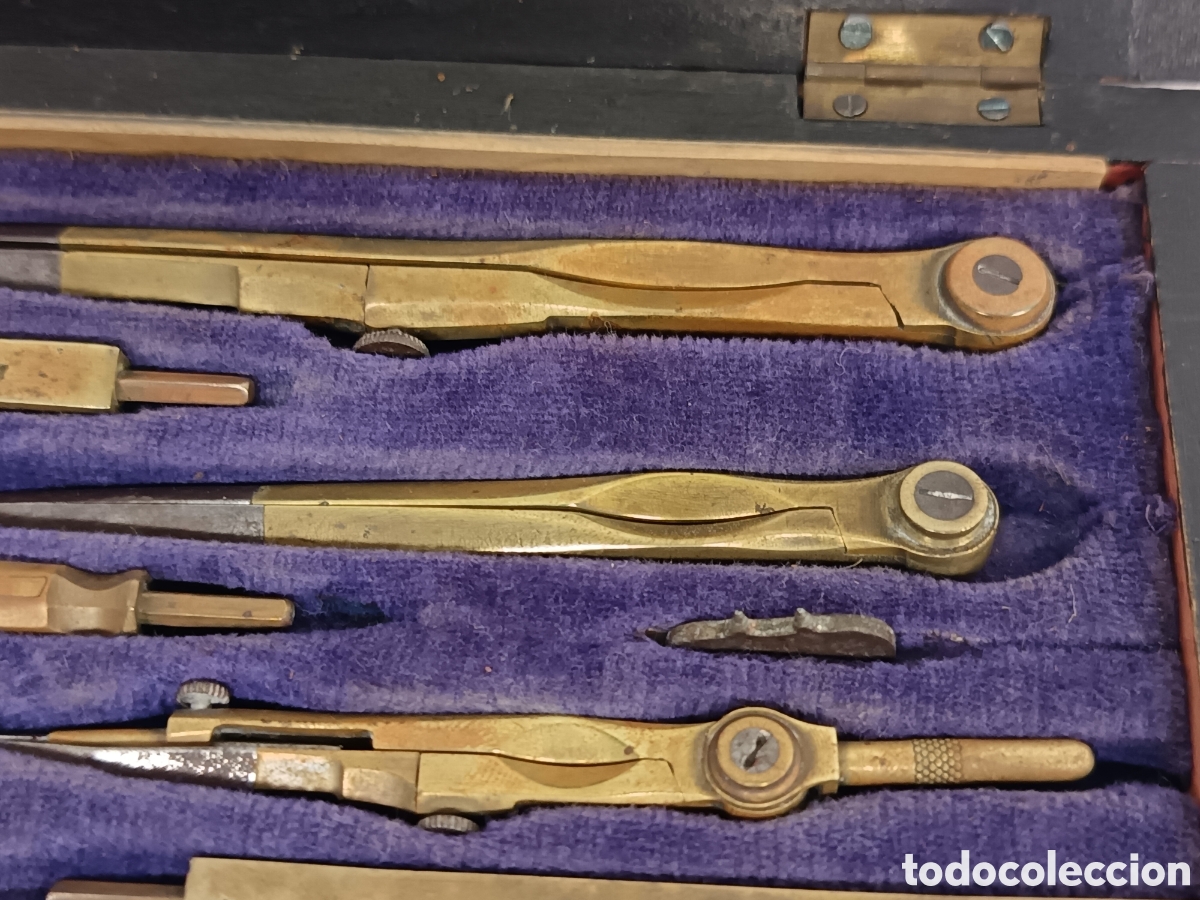 Antig&uuml;edades: JUEGO DE COMPAS SIGLO XIX - Foto 3