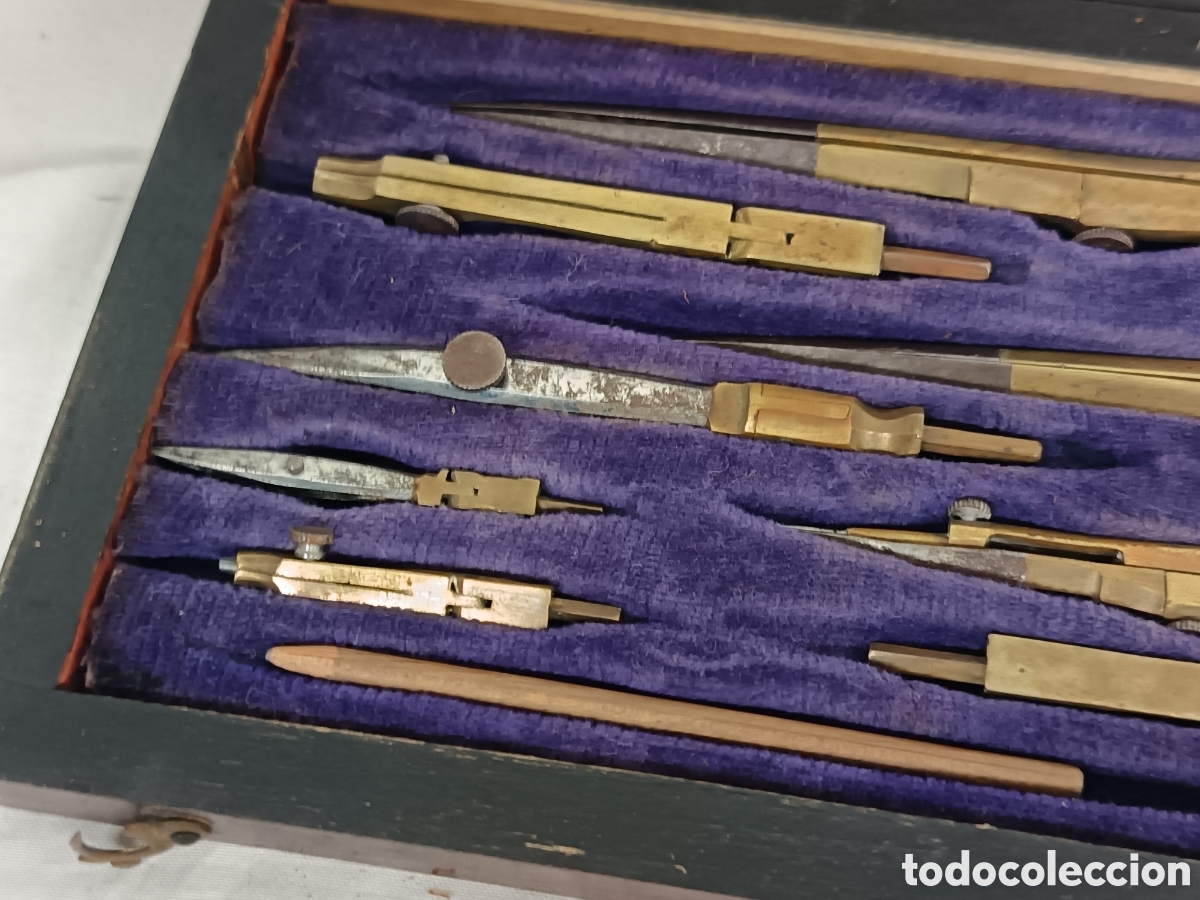 Antig&uuml;edades: JUEGO DE COMPAS SIGLO XIX - Foto 5