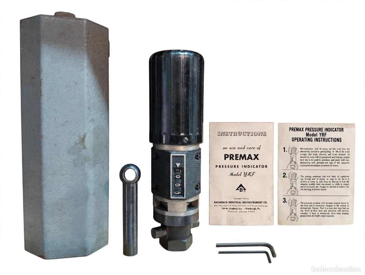 Antiquit&eacute;s: BACHARACH PREMAX YRF 1954 indicador Presi&oacute;n Motores USA -Completo con caja y manuales.