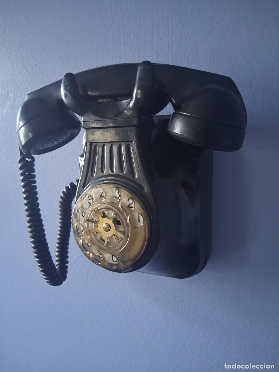 Telefoni: Tel&eacute;fono de pared CTNE Compa&ntilde;&iacute;a Telefonica nacional espa&ntilde;ola