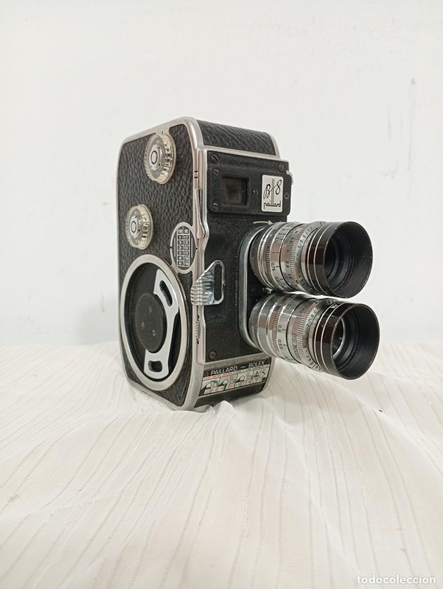 Antiguidades: C&aacute;mara de Cine Vintage Paillard Bolex B8 (Doble 8mm) &ndash; Made in Switzerland