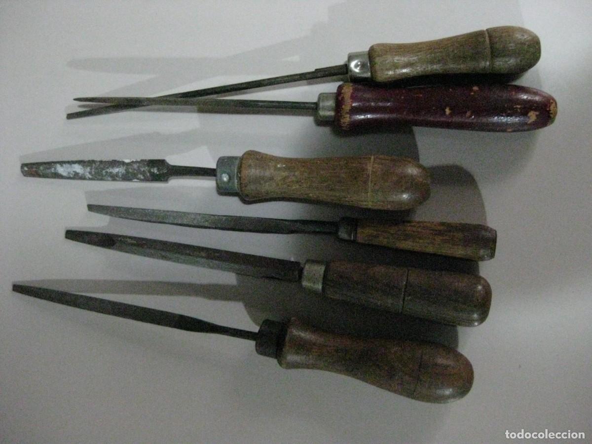 Antig&uuml;edades: SEIS LIMAS DE JOYERO DIFERENTES - Foto 1