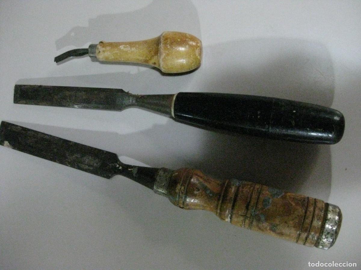 Antig&uuml;edades: DOS FORMONES PARA MADERA Y GUBIA - Foto 1