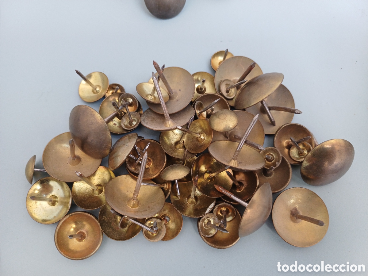 Antig&uuml;edades: Tachuelas-Chinchetas antiguas de varios tipos - Foto 4
