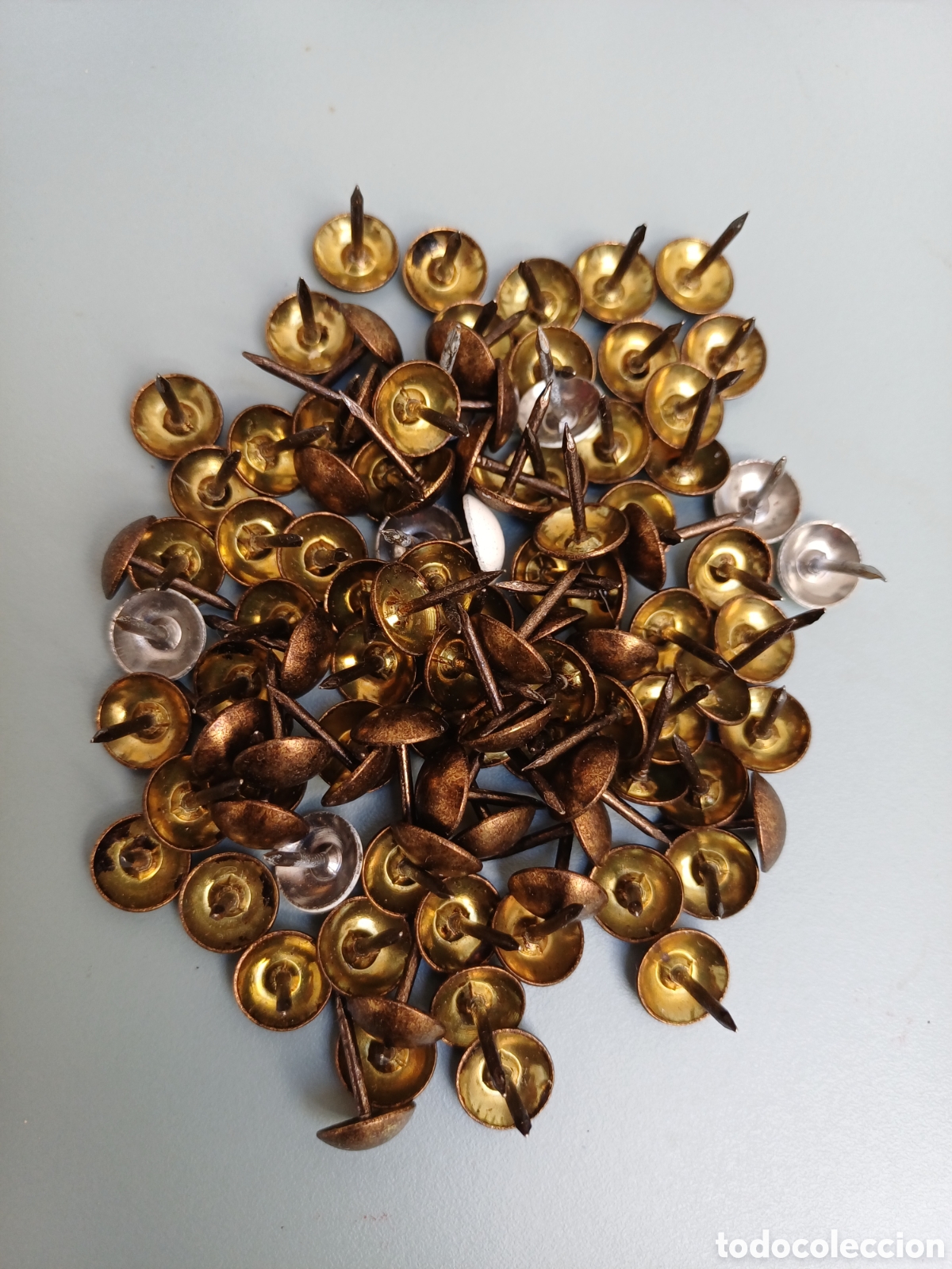 Antig&uuml;edades: Tachuelas-Chinchetas antiguas de varios tipos - Foto 6
