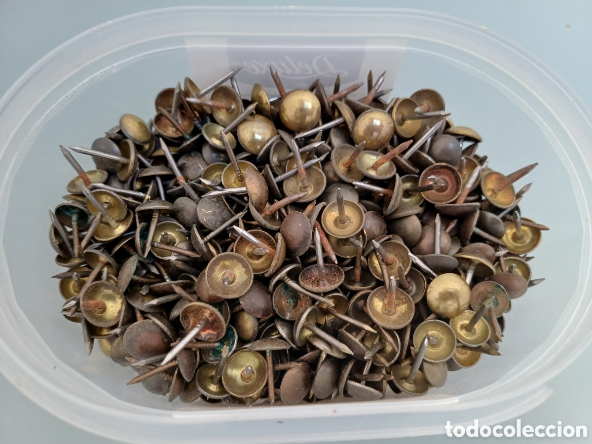 Antig&uuml;edades: Tachuelas-Chinchetas antiguas de varios tipos - Foto 7