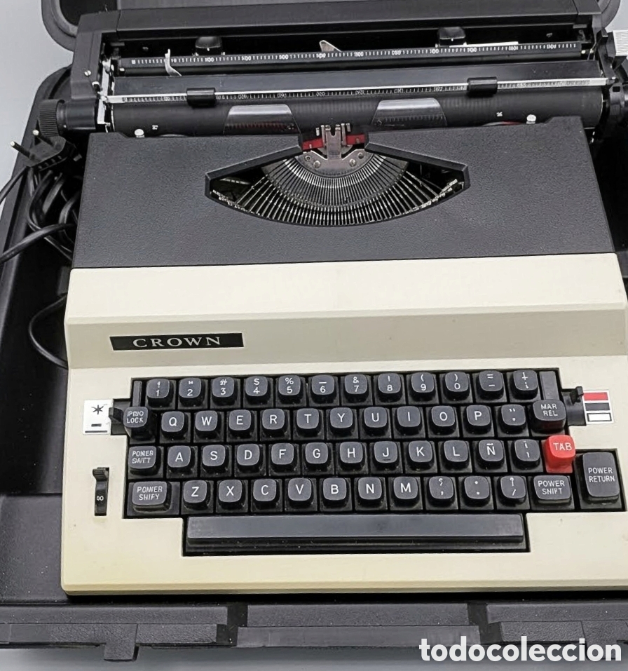 Antig&uuml;edades: M&aacute;quina de escribir CROWN - - Foto 3