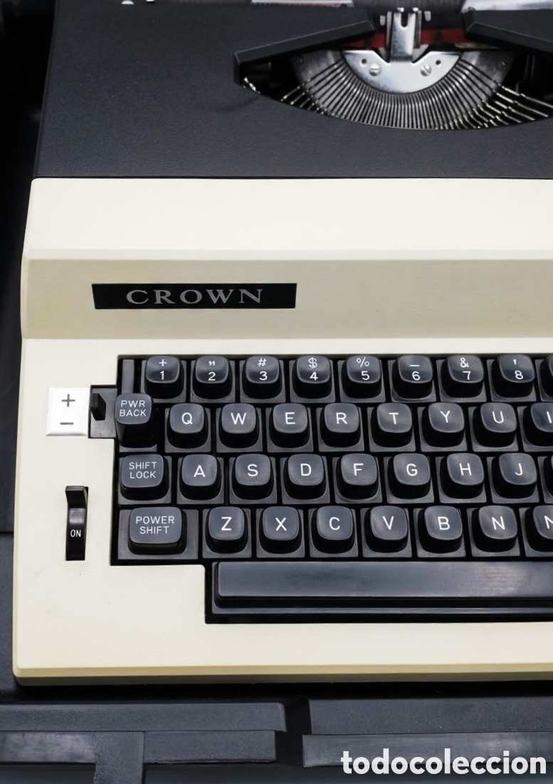 Antig&uuml;edades: M&aacute;quina de escribir CROWN - - Foto 5