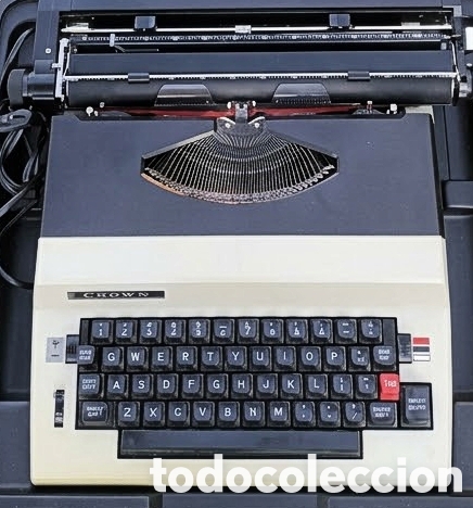 Antig&uuml;edades: M&aacute;quina de escribir CROWN - - Foto 1
