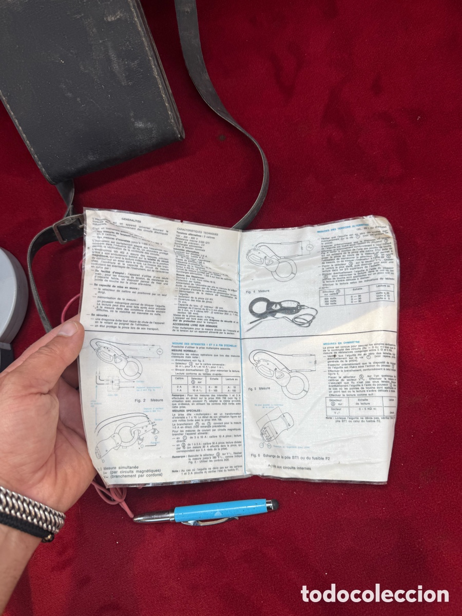 Antig&uuml;edades: Antiguo aparato Amperimetrico marca Metrix - Foto 9