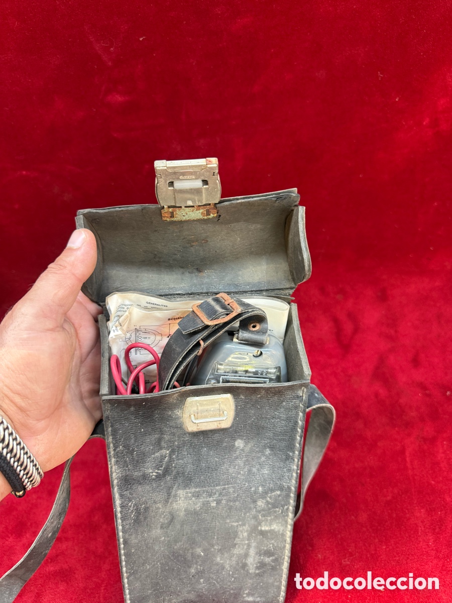 Antig&uuml;edades: Antiguo aparato Amperimetrico marca Metrix - Foto 13