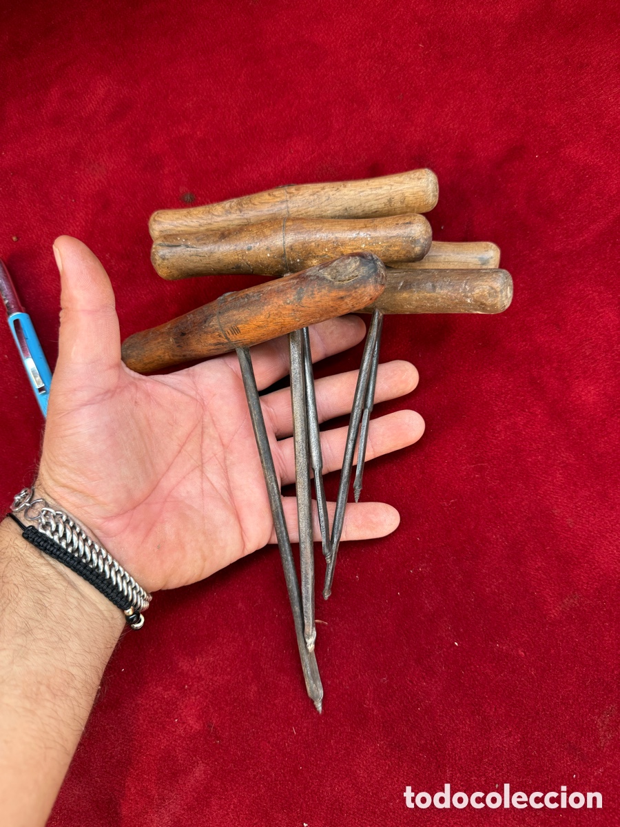 Antig&uuml;edades: Gran lote de barrenas antiguas de carpintero! - Foto 3