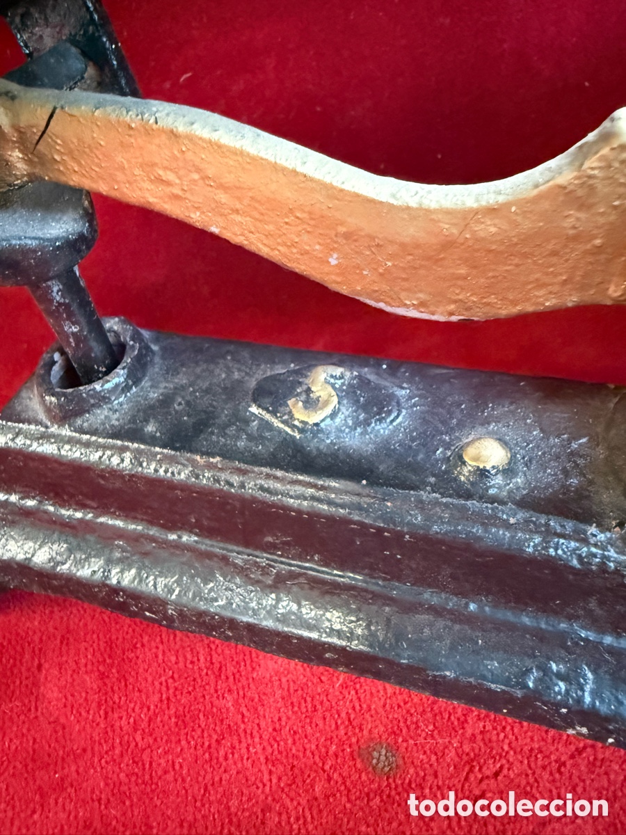 Antig&uuml;edades: Lote de dos antiguas basculas de 2 y de 5 kg! - Foto 7