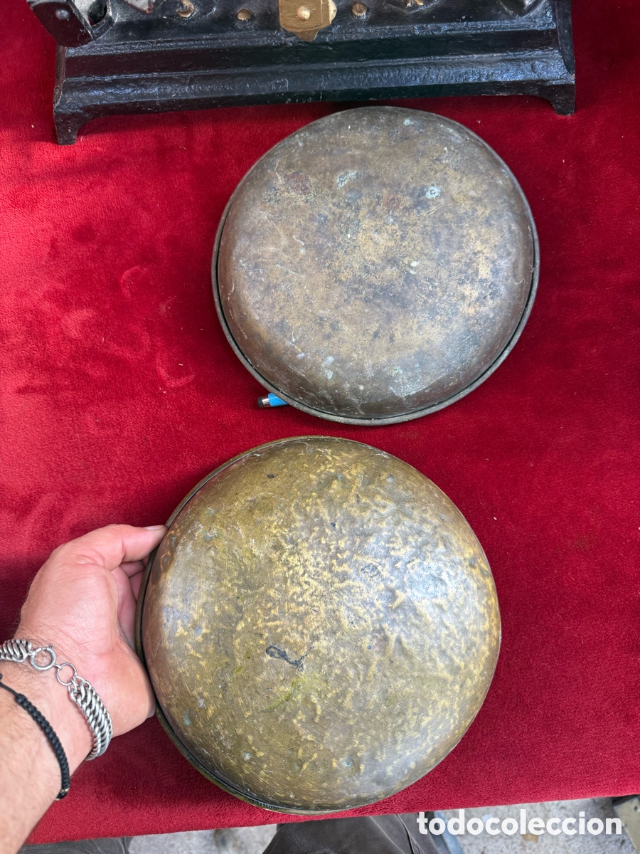 Antig&uuml;edades: Lote de dos antiguas basculas de 2 y de 5 kg! - Foto 11