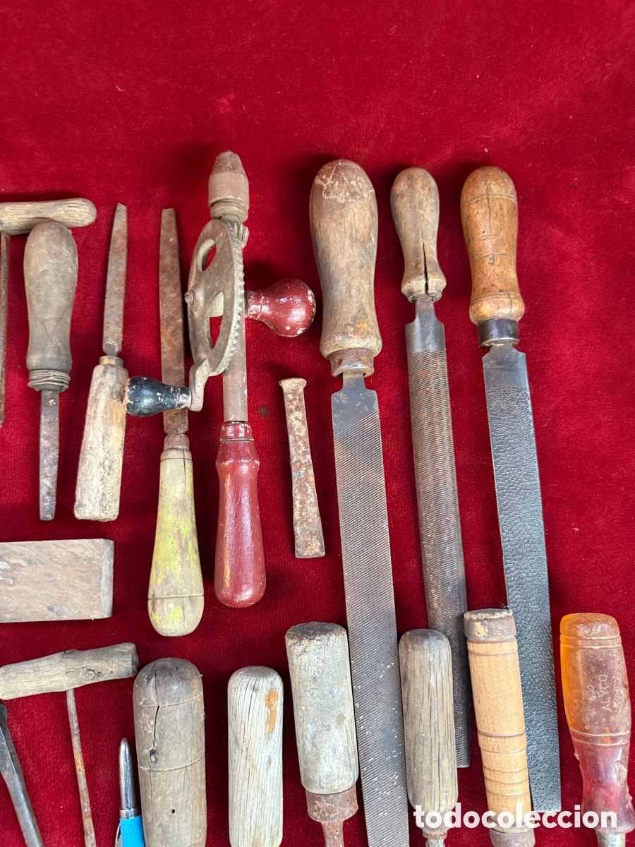 Antig&uuml;edades: Gran lote de herramientas antiguas de Carpinteria! - Foto 3