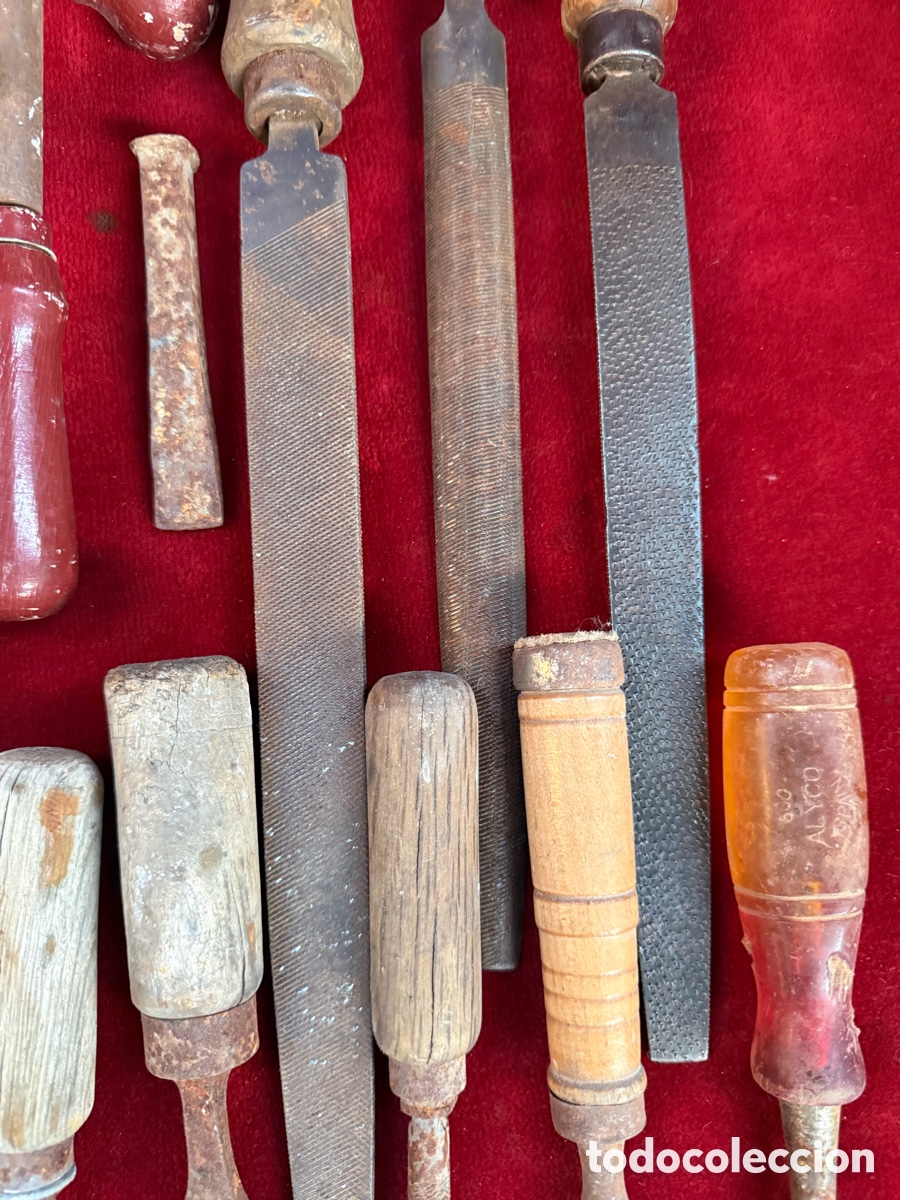 Antig&uuml;edades: Gran lote de herramientas antiguas de Carpinteria! - Foto 8