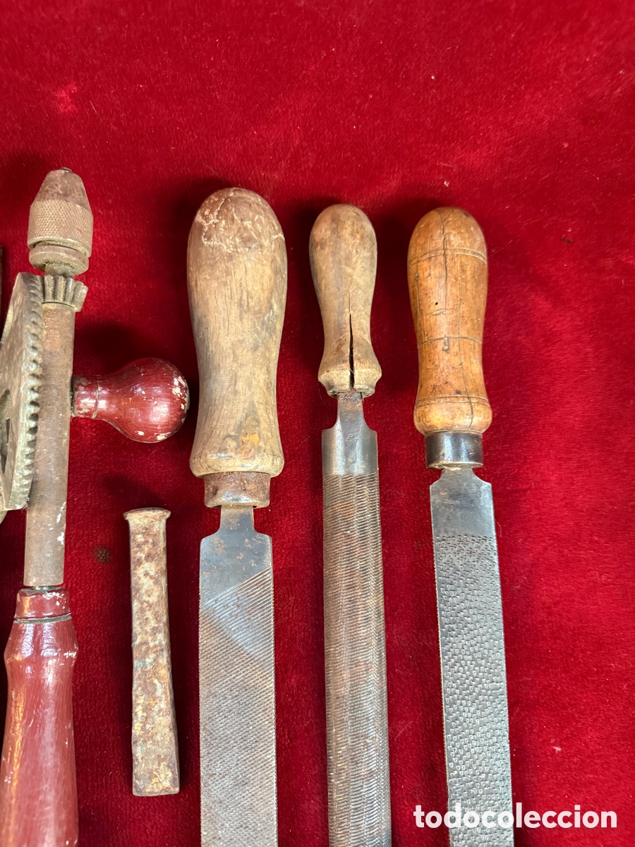 Antig&uuml;edades: Gran lote de herramientas antiguas de Carpinteria! - Foto 9