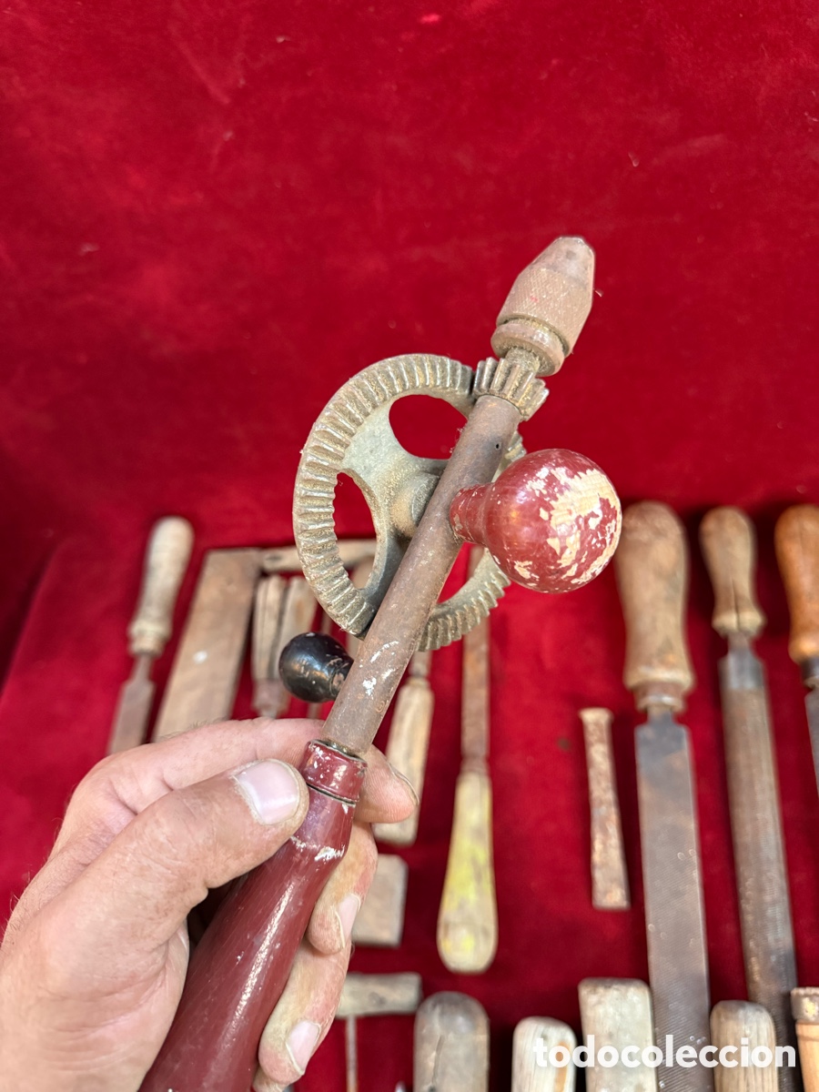 Antig&uuml;edades: Gran lote de herramientas antiguas de Carpinteria! - Foto 10