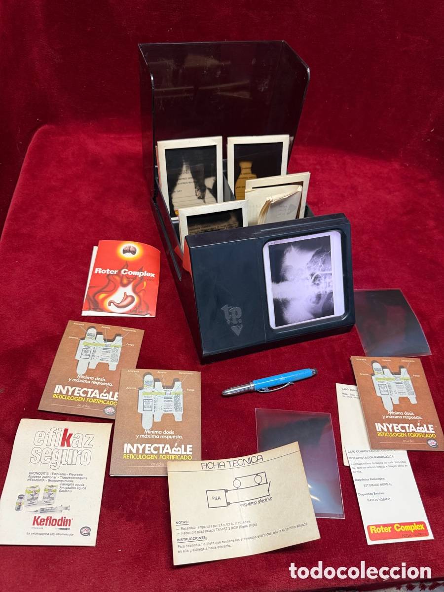 Antiques: Antigua aparato medico para ver Radiografias!