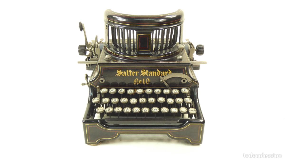 Antig&uuml;edades: Maquina de escribir SALTER STANDARD N&ordm;10 A&Ntilde;O 1908 Typewriter Schreibmaschine
