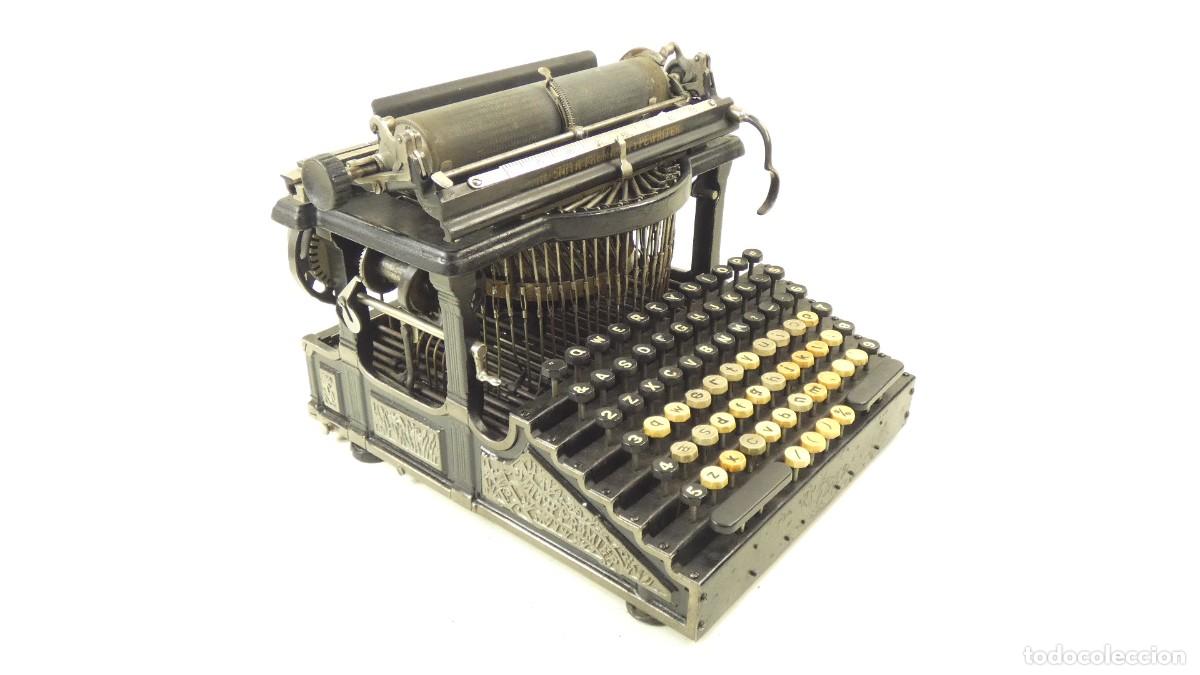 Antig&uuml;edades: Maquina de escribir SMITH PREMIER N&ordm;1 A&Ntilde;O 1890 Typewriter Schreibmaschine