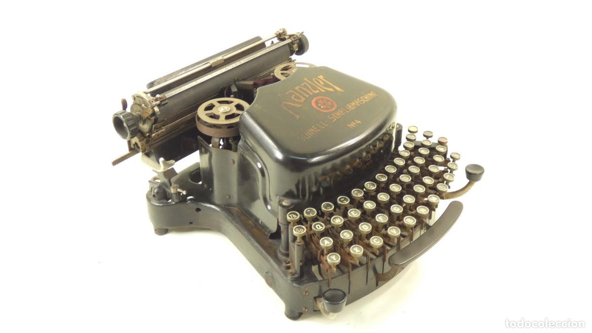 Antig&uuml;edades: Maquina de escribir KANZLER N&ordm;4 A&Ntilde;O 1912 Typewriter Schreibmaschine