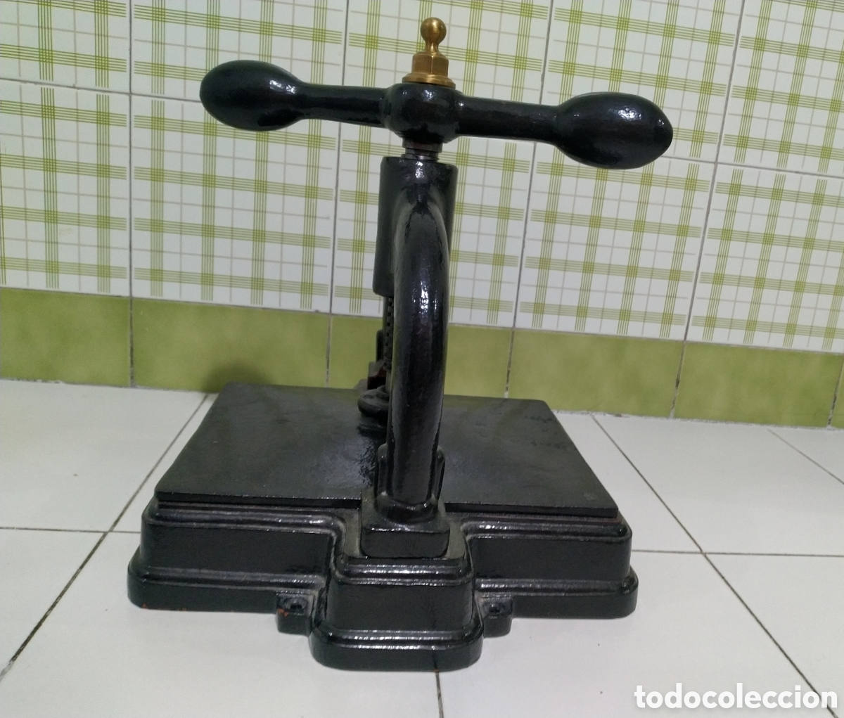Antig&uuml;edades: Antigua prensa para encuadernar - Foto 2