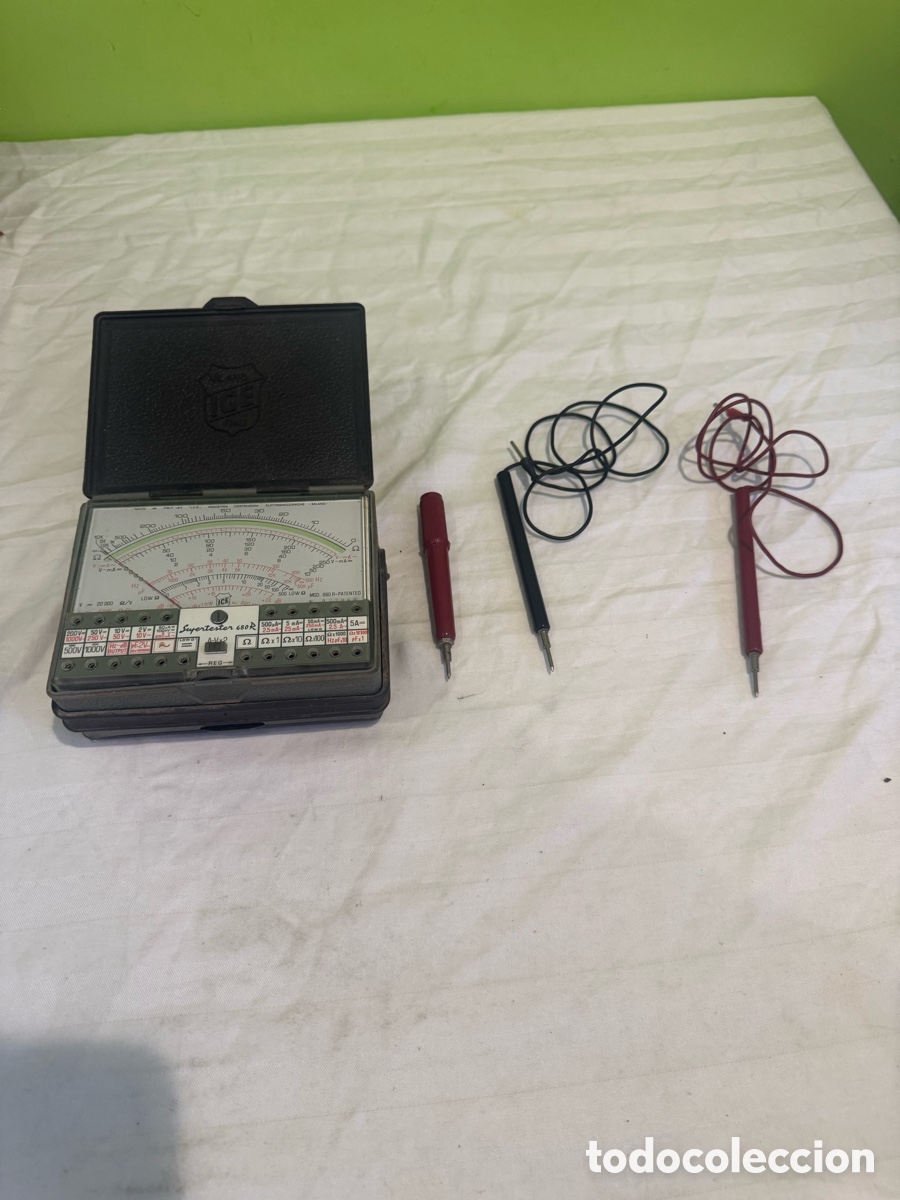 Antiquit&auml;ten: MULT&Iacute;METRO ANAL&Oacute;GICO ICE SUPERTESTER 680 R &ndash; MADE IN ITALY &ndash; FUNCIONANDO