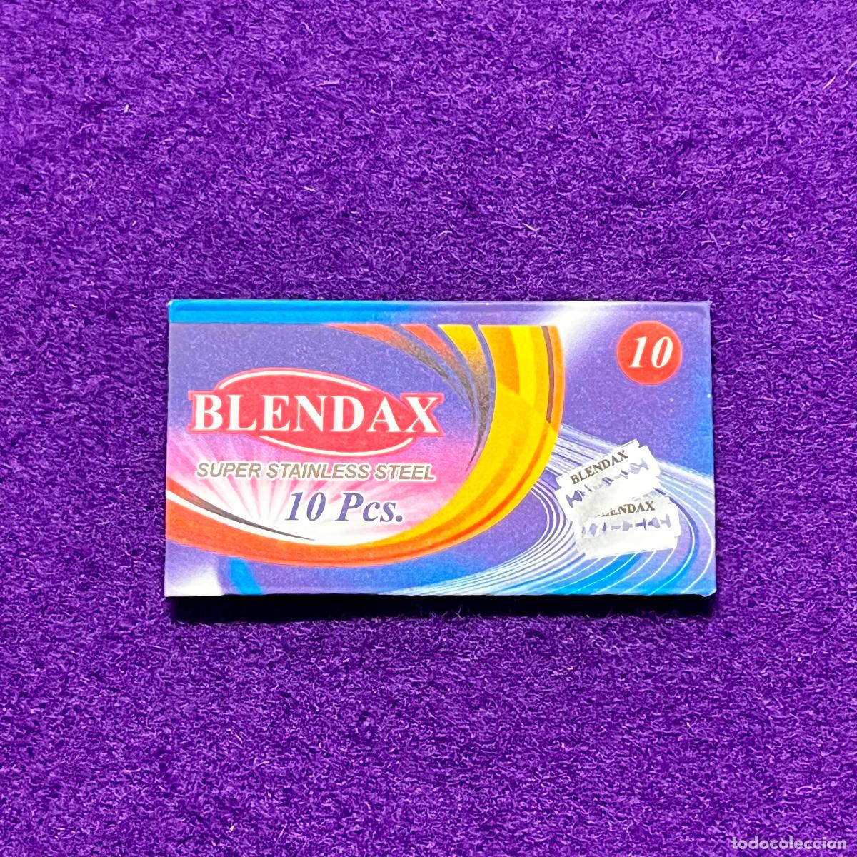 Antiquit&eacute;s: FUNDA Y HOJA DE CUCHILLA DE AFEITAR. BLENDAX.