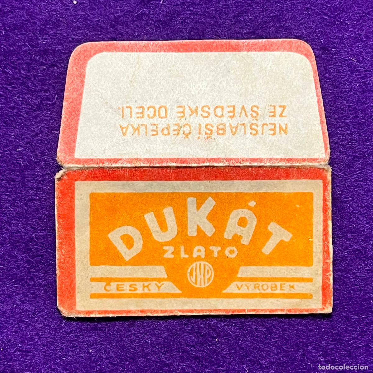 Antiquit&eacute;s: FUNDA DE HOJA DE CUCHILLA DE AFEITAR. DUKAT.