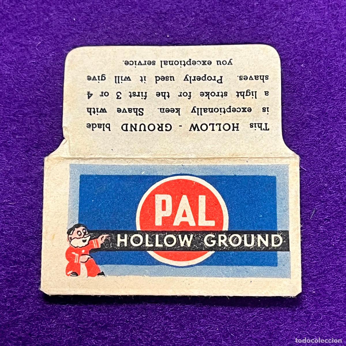 Oggetti Antichi: FUNDA DE HOJA DE CUCHILLA DE AFEITAR. PAL HOLLOW GROUND.
