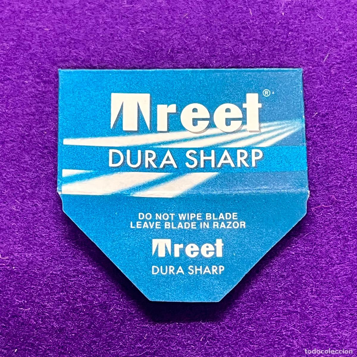 Antiquit&auml;ten: FUNDA DE HOJA DE CUCHILLA DE AFEITAR. TREET DURA SHARP.