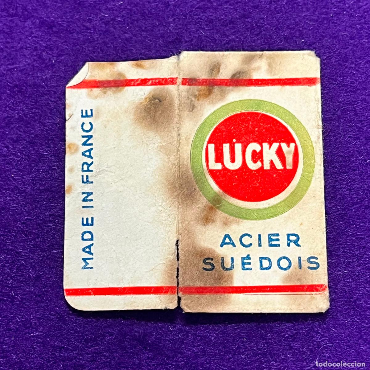 Antiquit&auml;ten: FUNDA DE HOJA DE CUCHILLA DE AFEITAR. LUCKY.