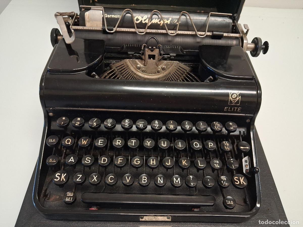 Antiquit&eacute;s: M&aacute;quina de escribir Olympia Elite