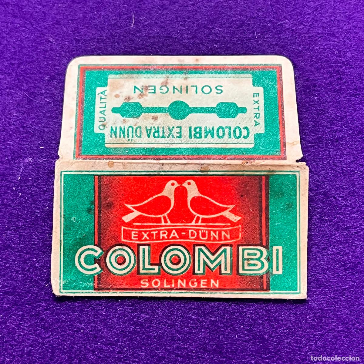 Antiquit&auml;ten: FUNDA DE HOJA DE CUCHILLA DE AFEITAR. COLOMBI.