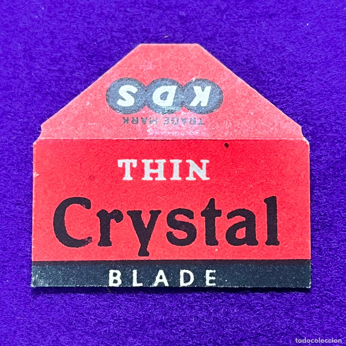 Antiquit&auml;ten: FUNDA DE HOJA DE CUCHILLA DE AFEITAR. THIN CRYSTAL.