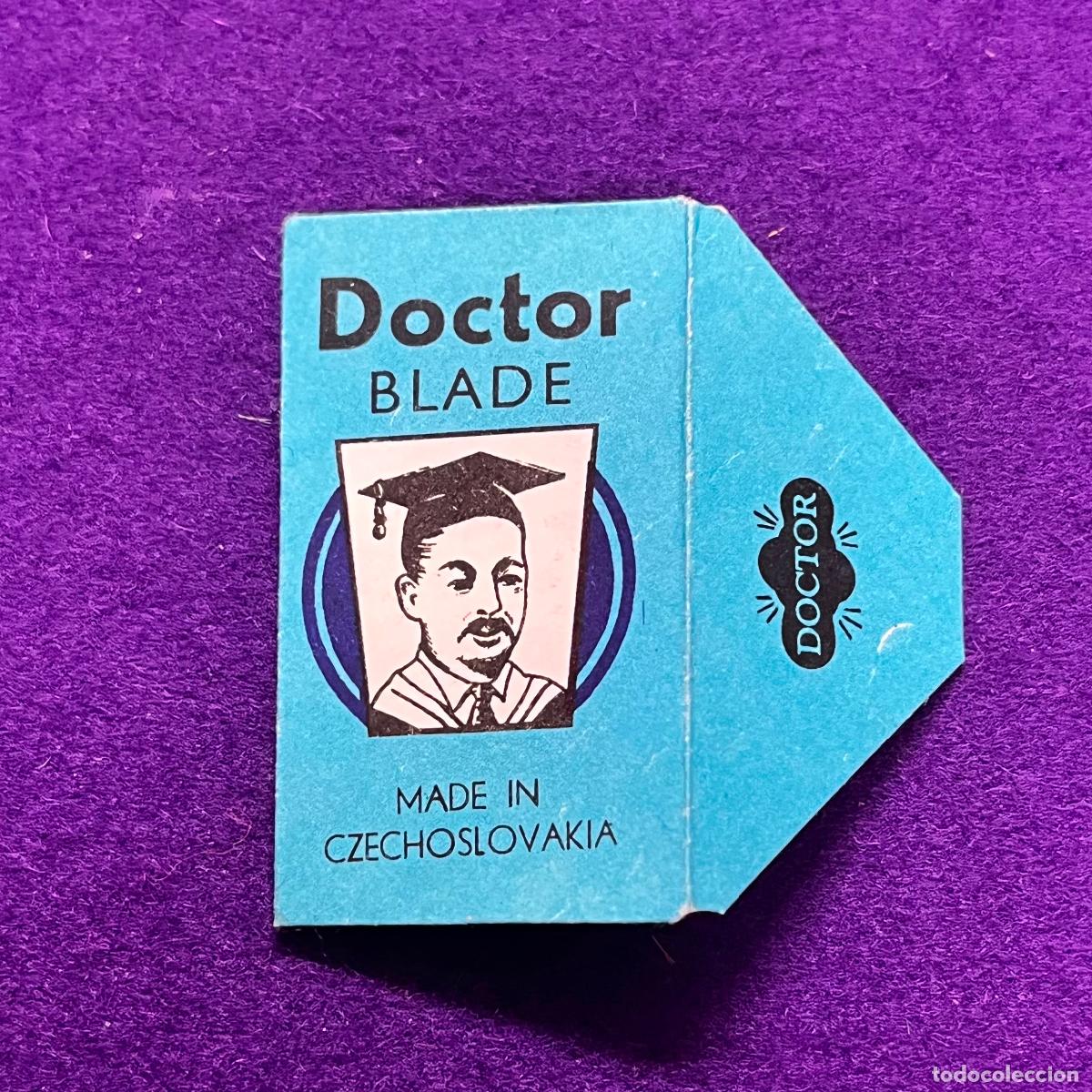 Antiquit&auml;ten: FUNDA DE HOJA DE CUCHILLA DE AFEITAR. DOCTOR BLADE.