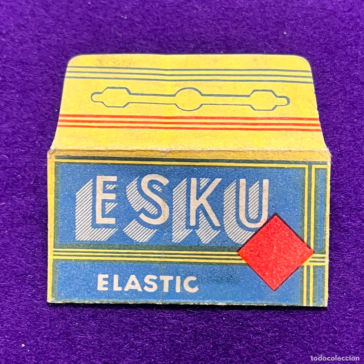 Antiquit&auml;ten: FUNDA DE HOJA DE CUCHILLA DE AFEITAR. ESKU ELASTIC.
