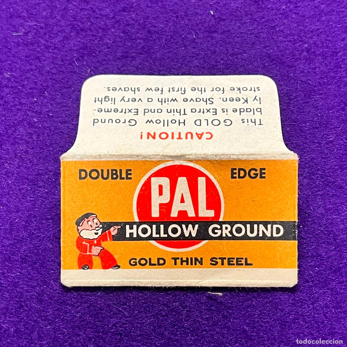 Antiquit&auml;ten: FUNDA DE HOJA DE CUCHILLA DE AFEITAR. PAL HOLLOW GROUND.