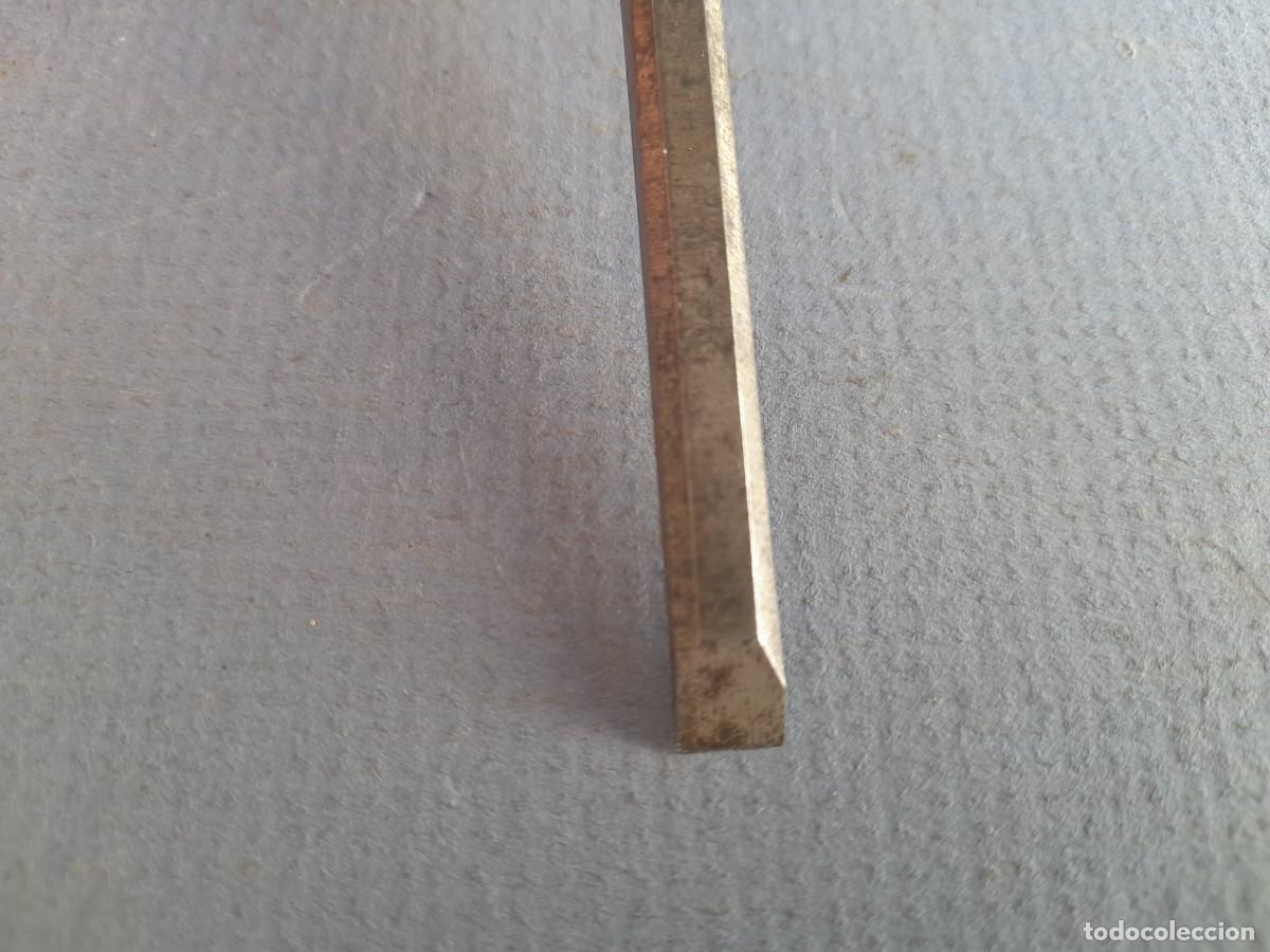 Antig&uuml;edades: Formon sin mango, Stanley USA, corte 6mm, largo 20cm aprox - Foto 3