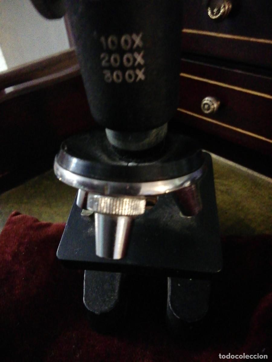 Antig&uuml;edades: *ANTIGUO MICROSCOPIO REGENT. (Rf:V/.) - Foto 3